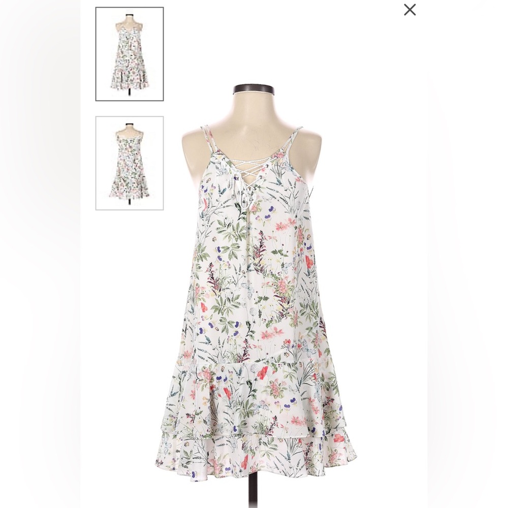 The Kooples - Floral Print Drop Waist Dress